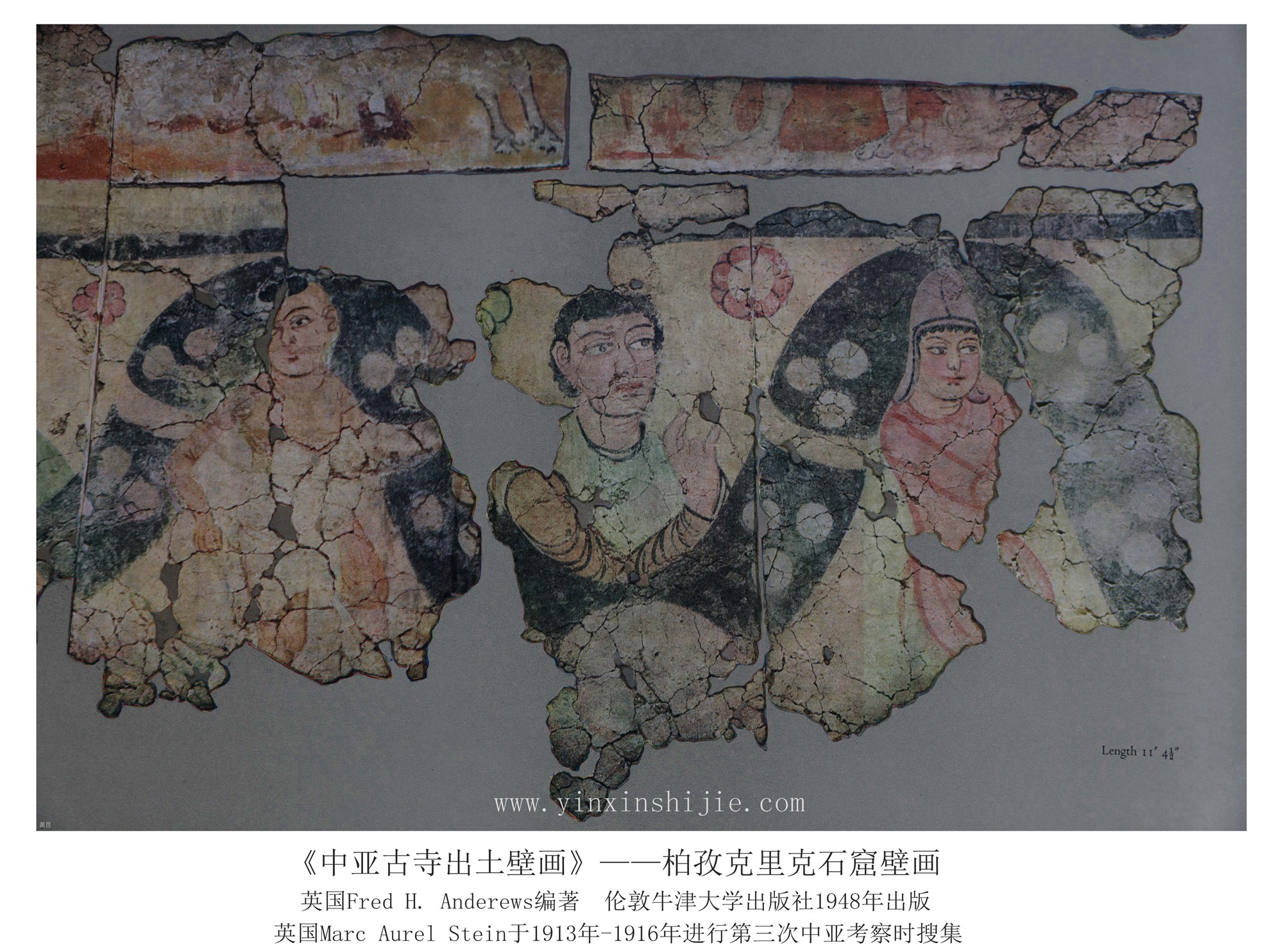 柏孜克里克石窟壁画（三）—《中亚古寺出土壁画》1948年